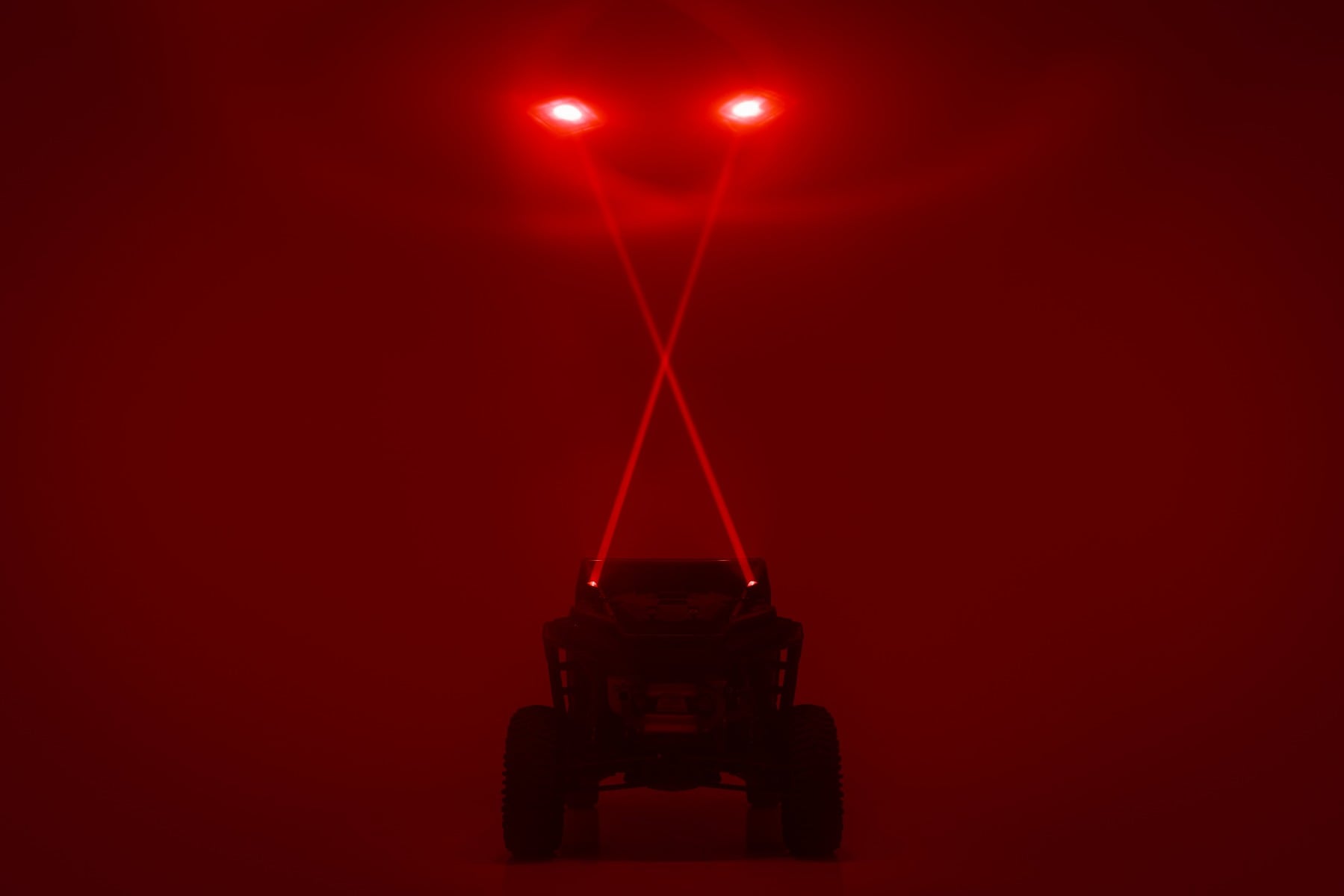 Laser Whip Light Kit RGBW 2400 Lumens Pair Rough Country-1