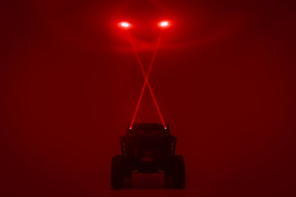 Laser Whip Light Kit RGBW 2400 Lumens Pair Rough Country-1