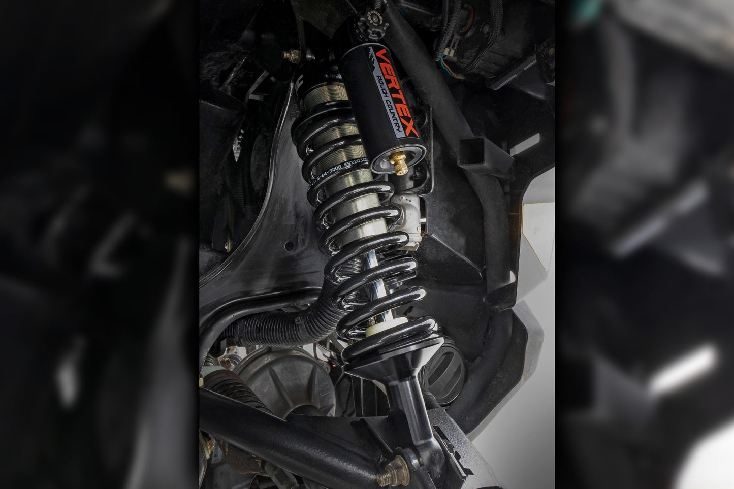 Vertex Front Coil Over Shock Pair Adjustable Can-Am Defender HD5/HD8/HD9/HD10 Rough Country-4