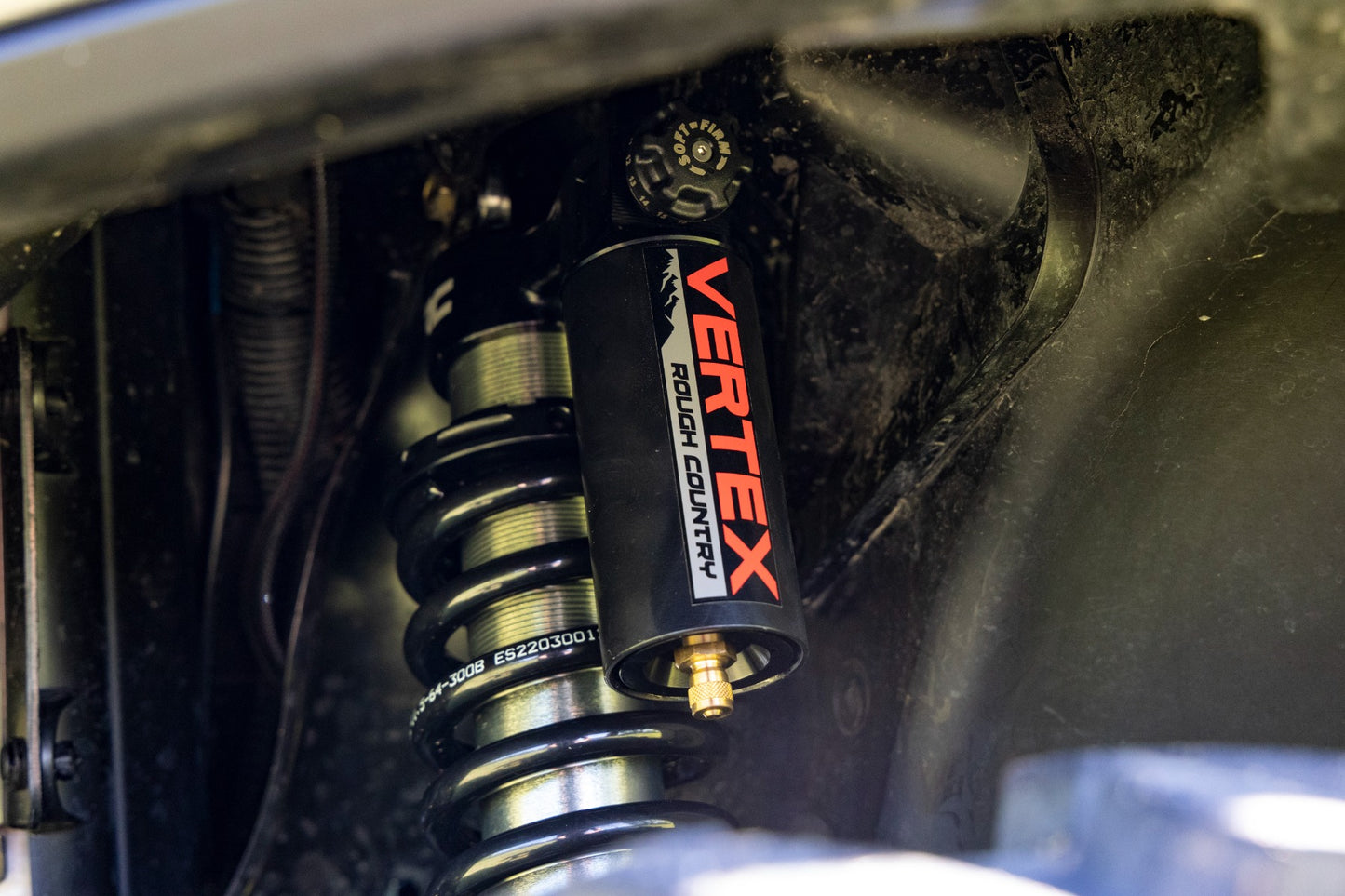 Vertex Rear Coil Over Shock Pair Adjustable Can-Am Defender HD5/HD8/HD9/HD10 Rough Country-3