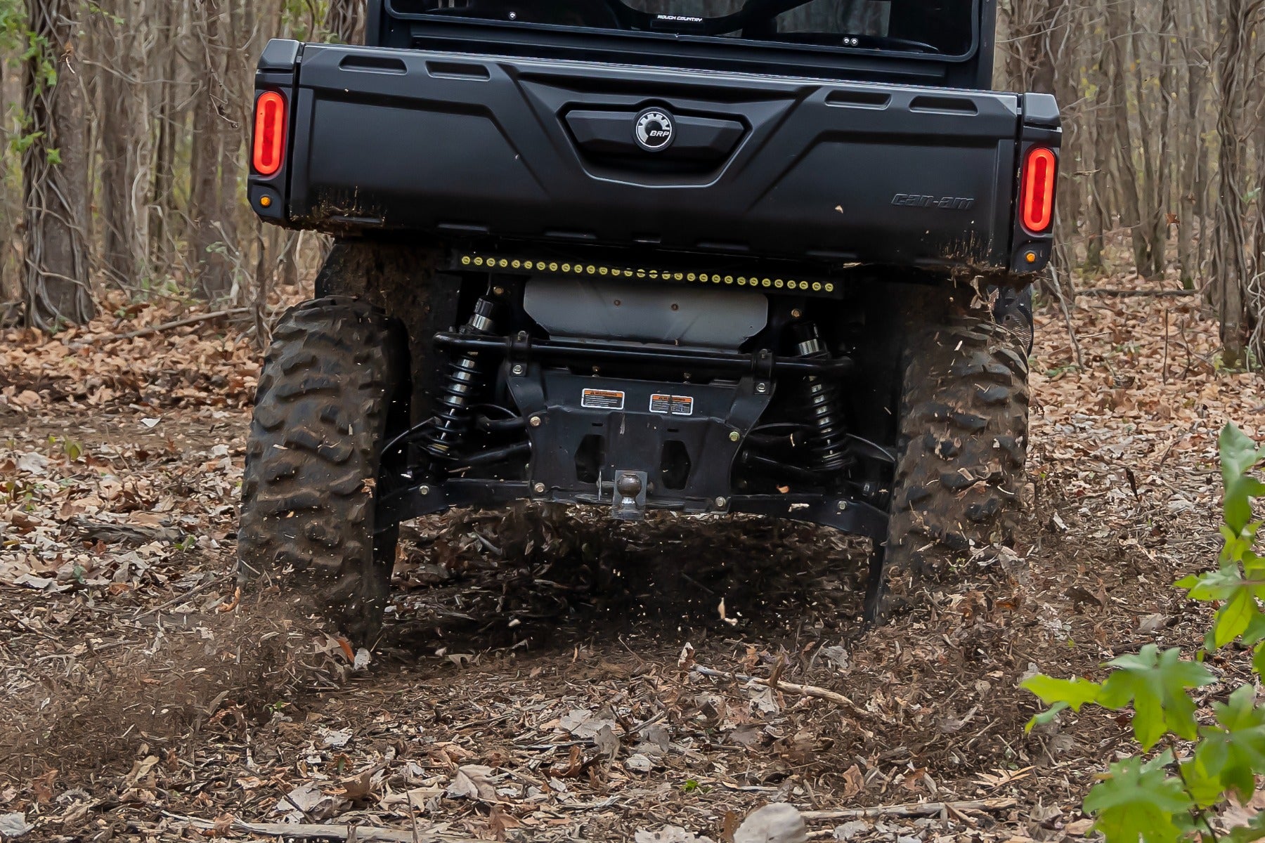 Vertex Rear Coil Over Shock Pair Adjustable Can-Am Defender HD5/HD8/HD9/HD10 Rough Country-5
