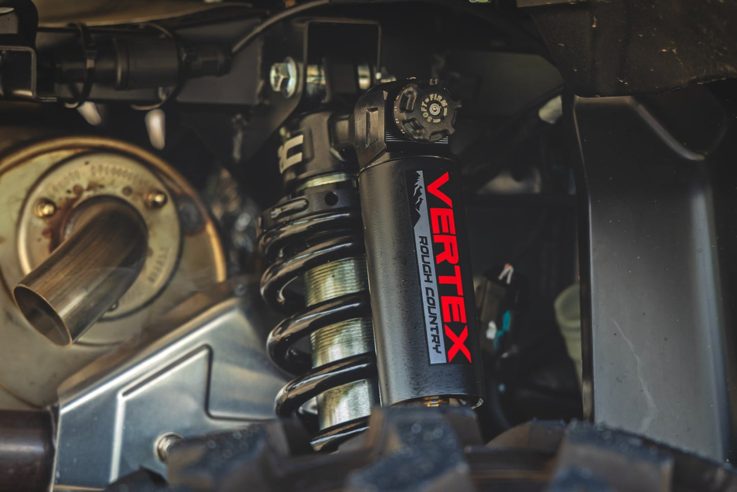 Vertex Rear Coil Over Shock Pair Adjustable CFMOTO UFORCE 1000/1000XL Rough Country-3