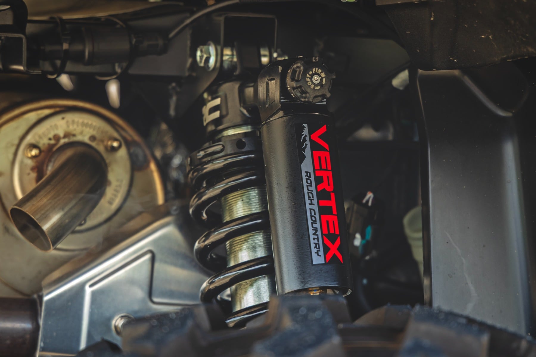 Vertex Rear Coil Over Shock Pair Adjustable CFMOTO UFORCE 1000/1000XL Rough Country-3