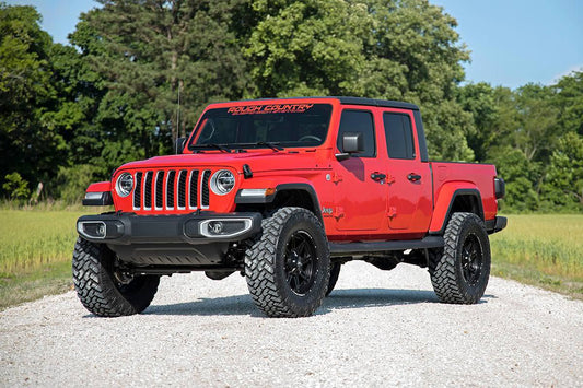 3.5 Inch Lift Kit Springs V2 Jeep Gladiator JT 4WD (2024-2025) Rough Country-1