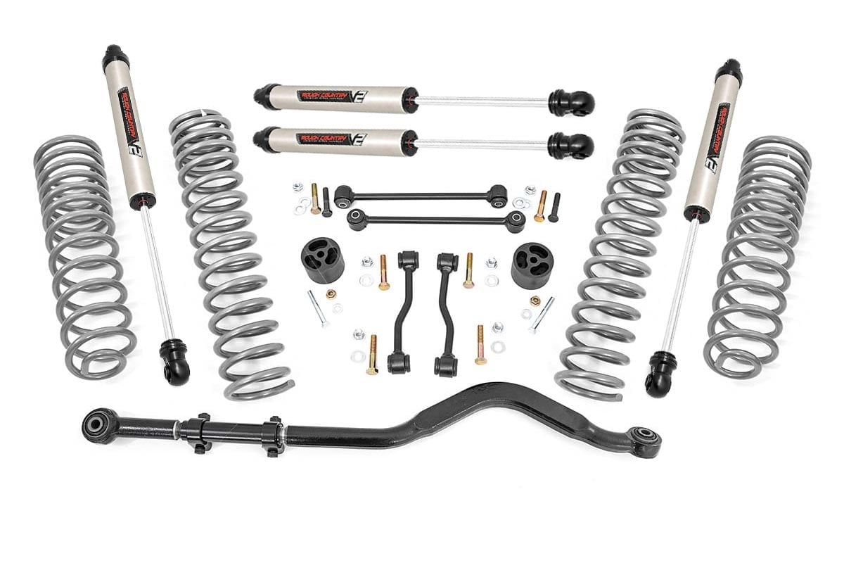 3.5 Inch Lift Kit Springs V2 Jeep Gladiator JT 4WD (2024-2025) Rough Country