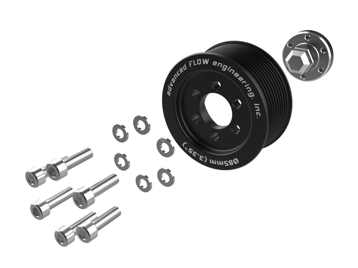 Supercharger Pulley Kit w/ Hub Dodge Charger/Challenger Hellcat 15-23 V8-6.2L (sc) aFe Power-25