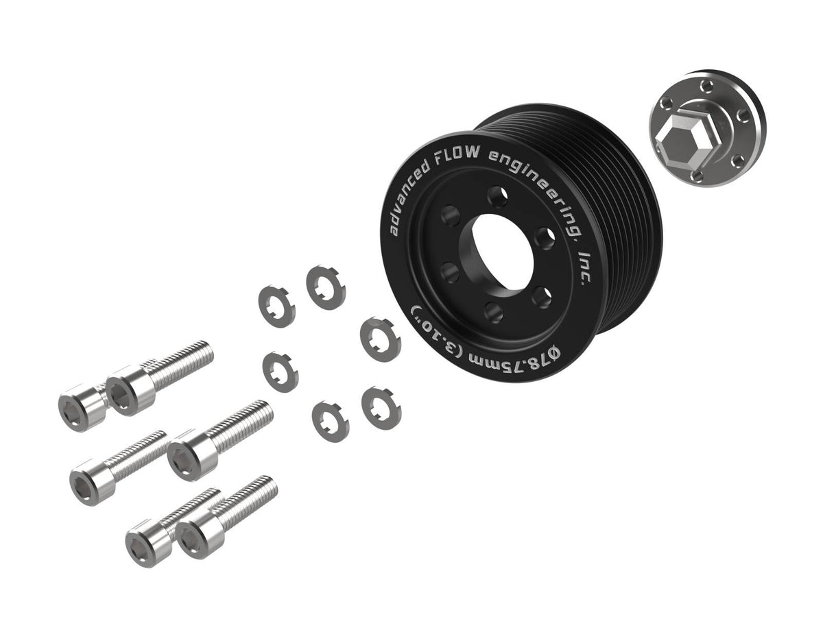 Supercharger Pulley Kit w/ Hub Dodge Charger/Challenger Hellcat 15-23 V8-6.2L (sc) aFe Power-19