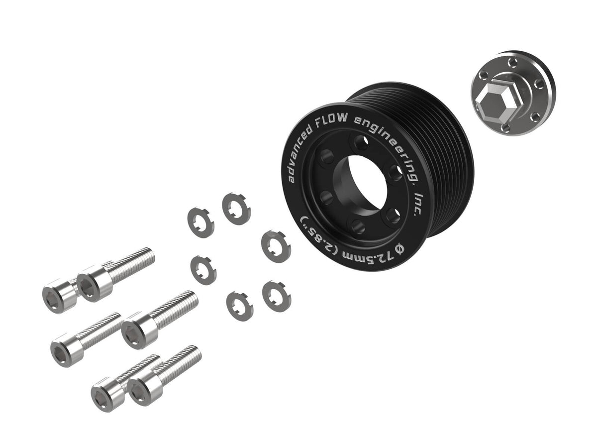 Supercharger Pulley Kit w/ Hub Dodge Charger/Challenger Hellcat 15-23 V8-6.2L (sc) aFe Power-13