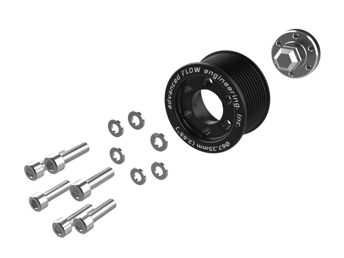 Supercharger Pulley Kit w/ Hub Dodge Charger/Challenger Hellcat 15-23 V8-6.2L (sc) aFe Power-7