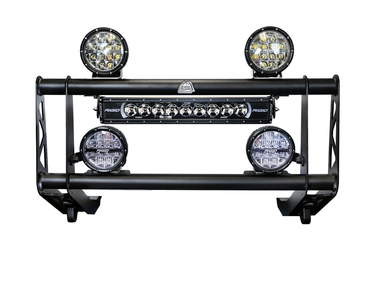 Terra Guard Bull Bar w/ Rigid Lights Toyota Land Cruiser (J250) 24-26 L4-2.4L (t) aFe Power-1