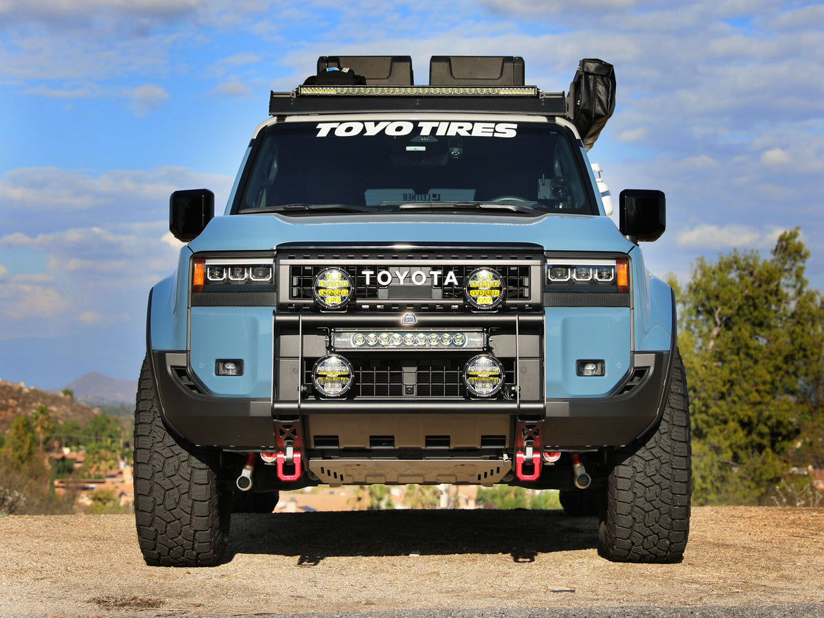 Terra Guard Bull Bar w/ Rigid Lights Toyota Land Cruiser (J250) 24-26 L4-2.4L (t) aFe Power-3