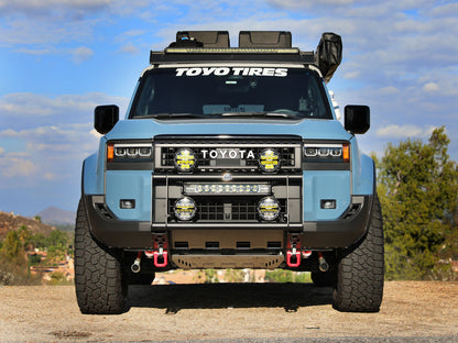 Terra Guard Bull Bar w/ Rigid Lights Toyota Land Cruiser (J250) 24-26 L4-2.4L (t) aFe Power-3