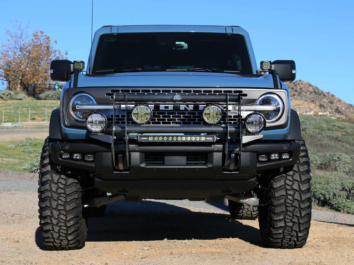 Terra Guard Bull Bar w/ Lights Ford Bronco 21-26 aFe Power-3