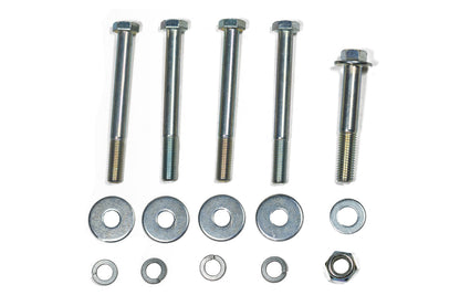 Jeep Frame Side Track Bar Reinforcement Bracket Hardware Kit Yeti XD For 07-18 Wrangler JK Steer Smarts