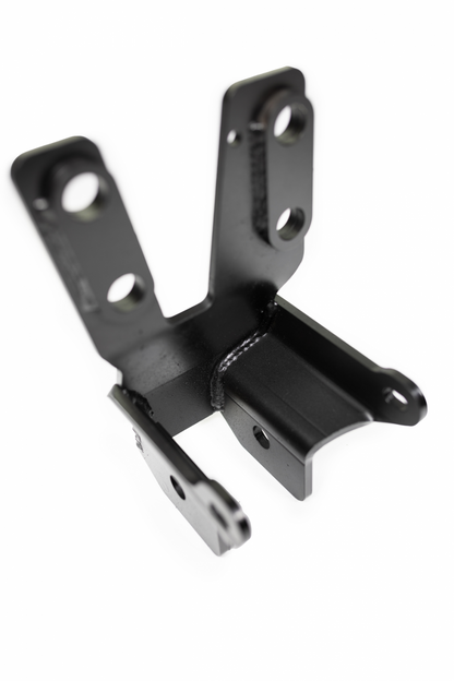 18-20 Jeep Wrangler/Gladiator JL/JT Yeti XD Sealed Bearing Sector Shaft Brace with Frame Side Track Bar Reinforcement Bracket - Aluminum Steering Box Only Steer Smarts-2