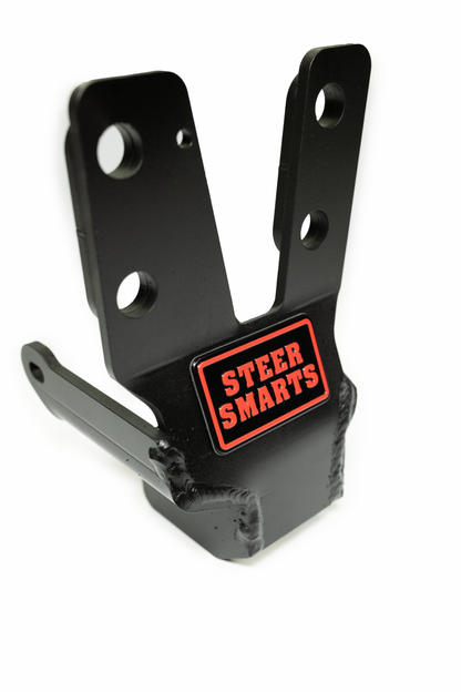 18-20 Jeep Wrangler/Gladiator JL/JT Yeti XD Sealed Bearing Sector Shaft Brace with Frame Side Track Bar Reinforcement Bracket - Aluminum Steering Box Only Steer Smarts-3