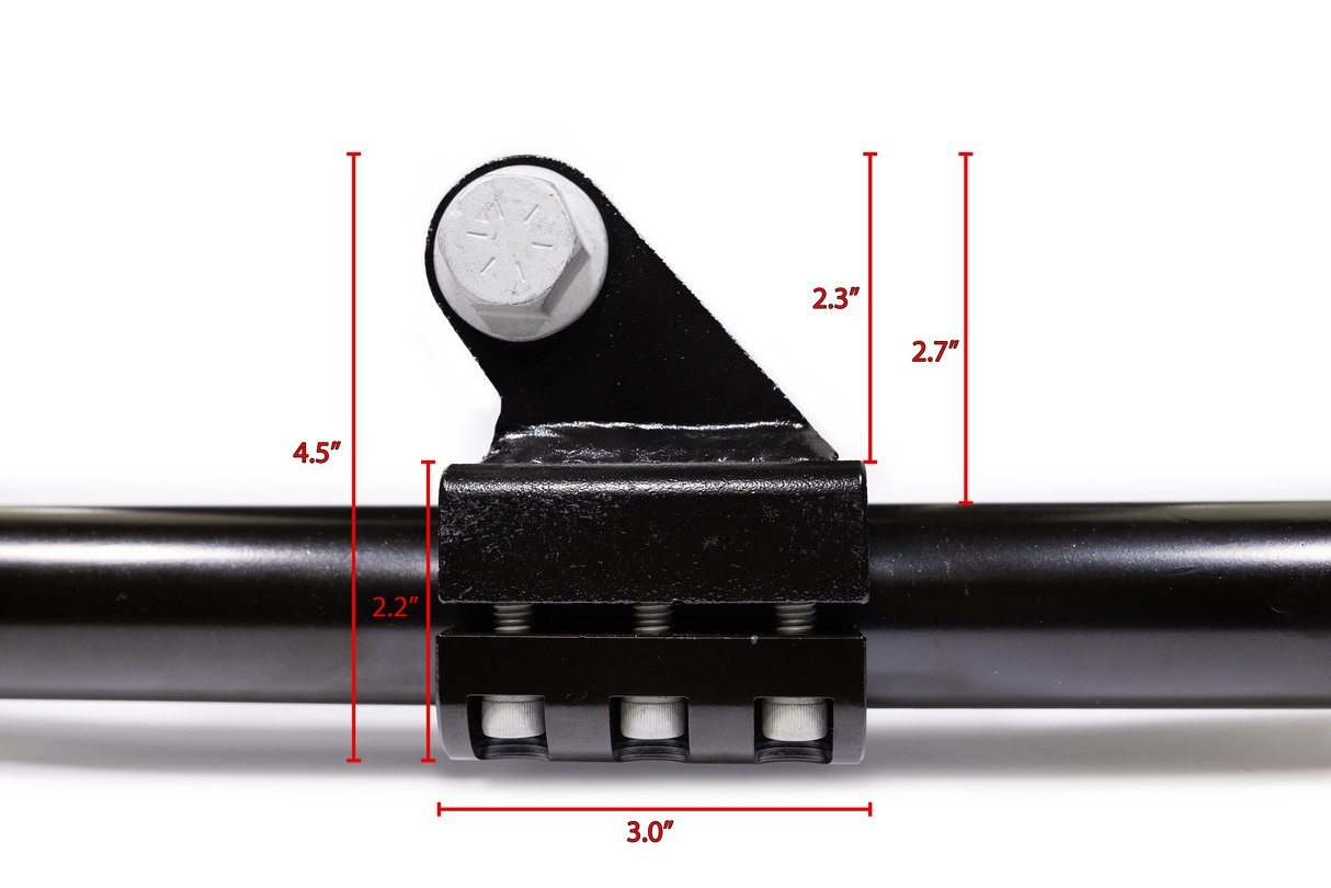 Steer Smarts 07-24 Jeep Wrangler/Gladiator JK/JL/JT Yeti XD Double Shear Hydro Assist 6-Bolt Tie Rod Clamp 1-5/8 Inch Steer Smarts