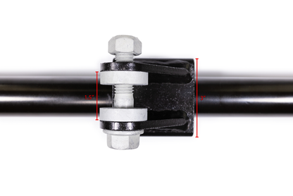 07-24 Jeep Wrangler/Gladiator JK/JL/JT Yeti XD Double Shear Hydro Assist 6-Bolt Tie Rod Clamp 1-5/8 Inch Steer Smarts-4