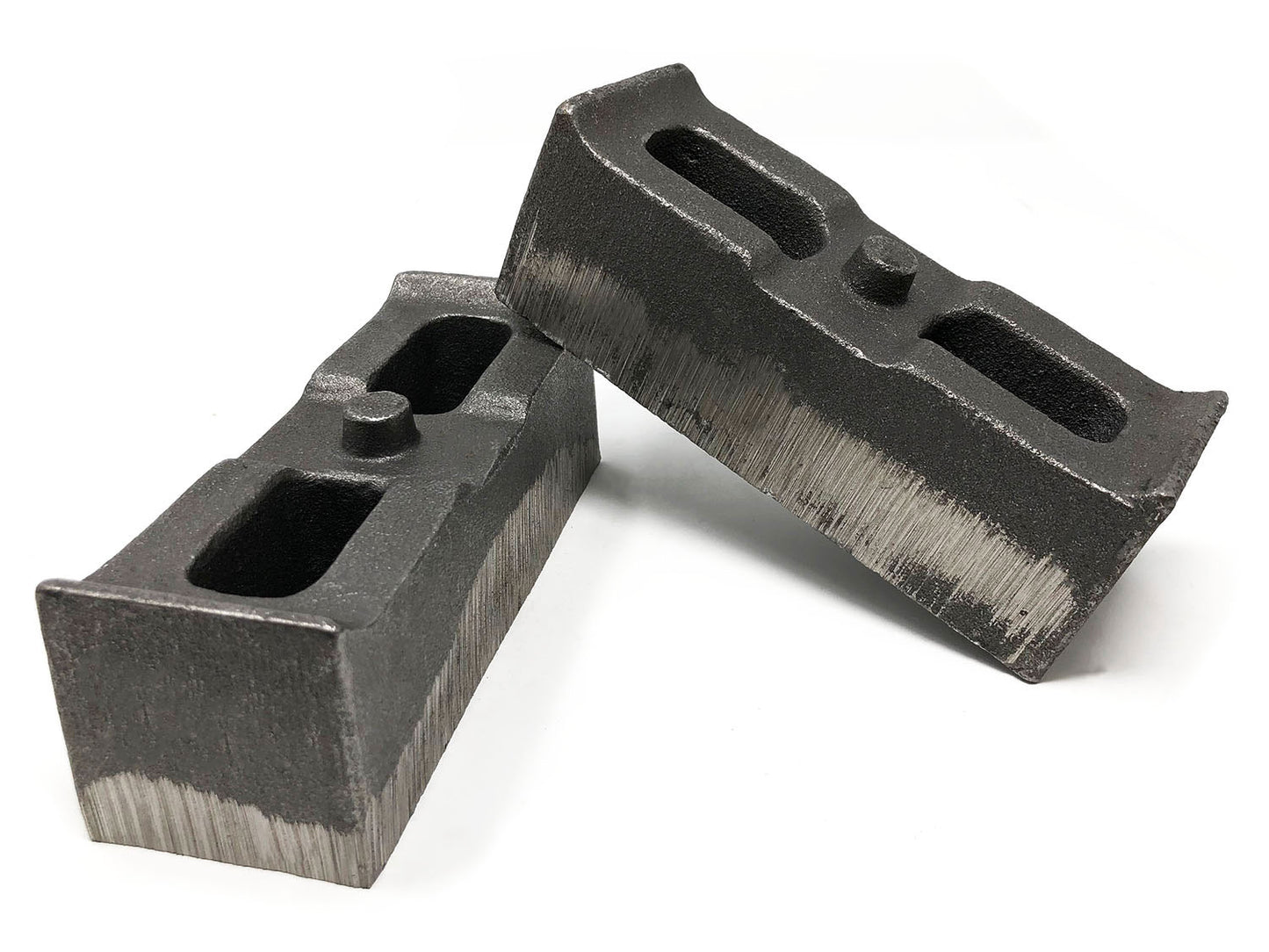 2 Inch Cast Iron Lift Blocks 01-10 Silverado 4WD/GMC Sierra 2500HD/3500HD 4WD Pair Tuff Country-1