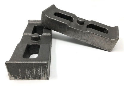 1 Inch Cast Iron Lift Blocks 01-10 Silverado 4WD/GMC Sierra 2500HD/3500HD 4WD Pair Tuff Country
