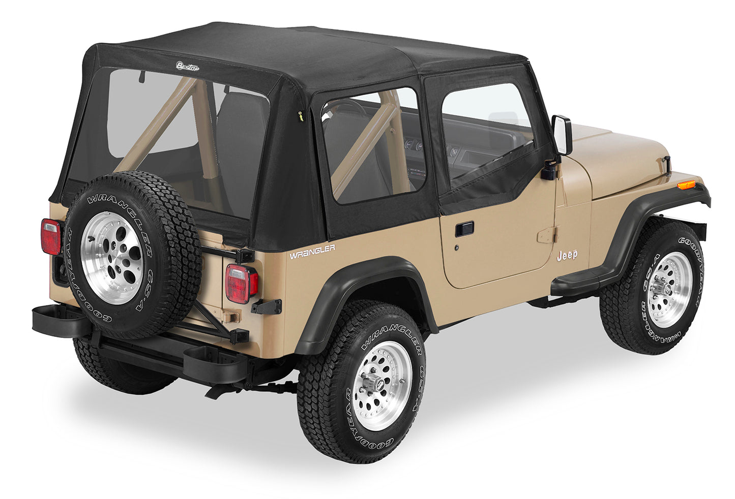 Bestop Replace-A-Top for OEM Hardware For Jeep 1988-1995 Wrangler YJ Clear Door Skins Included Bestop