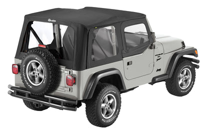 Replace-A-Top for OEM Hardware For Jeep 1997-2002 Wrangler TJ Clear Door Skins Included Bestop-1
