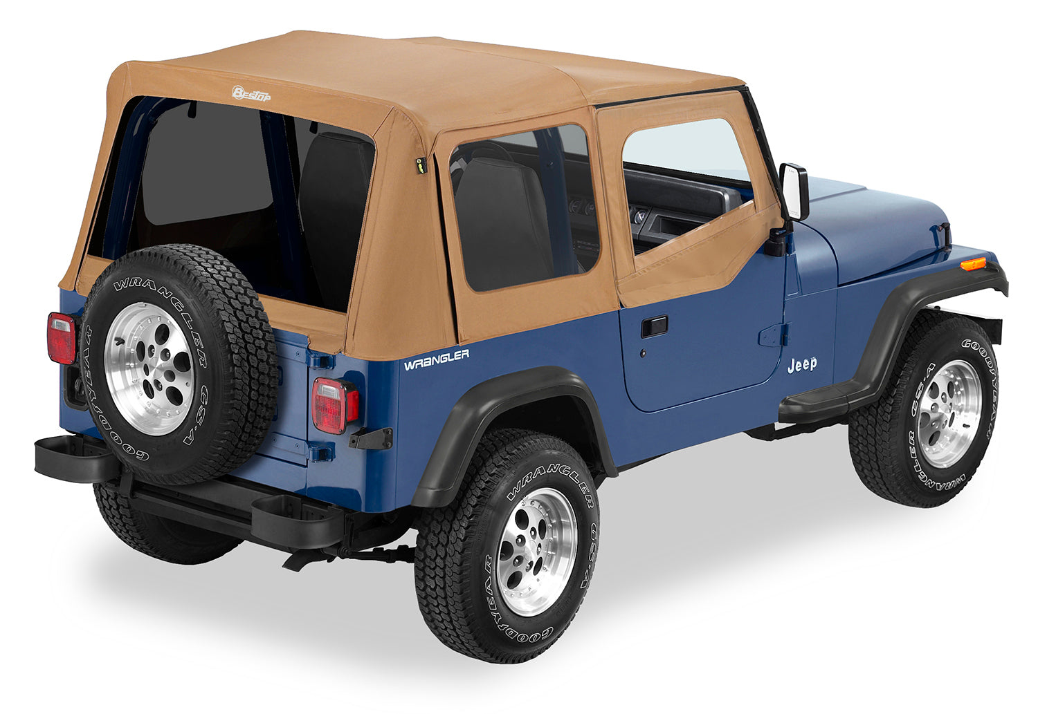 Bestop Replace-A-Top for OEM Hardware For Jeep 1988-1995 Wrangler YJ Tinted Door Skins Included Bestop
