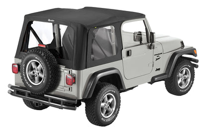 Replace-A-Top for OEM Hardware For Jeep 2003-2006 Wrangler TJ Clear Black Diamond No Door Skins Included Bestop