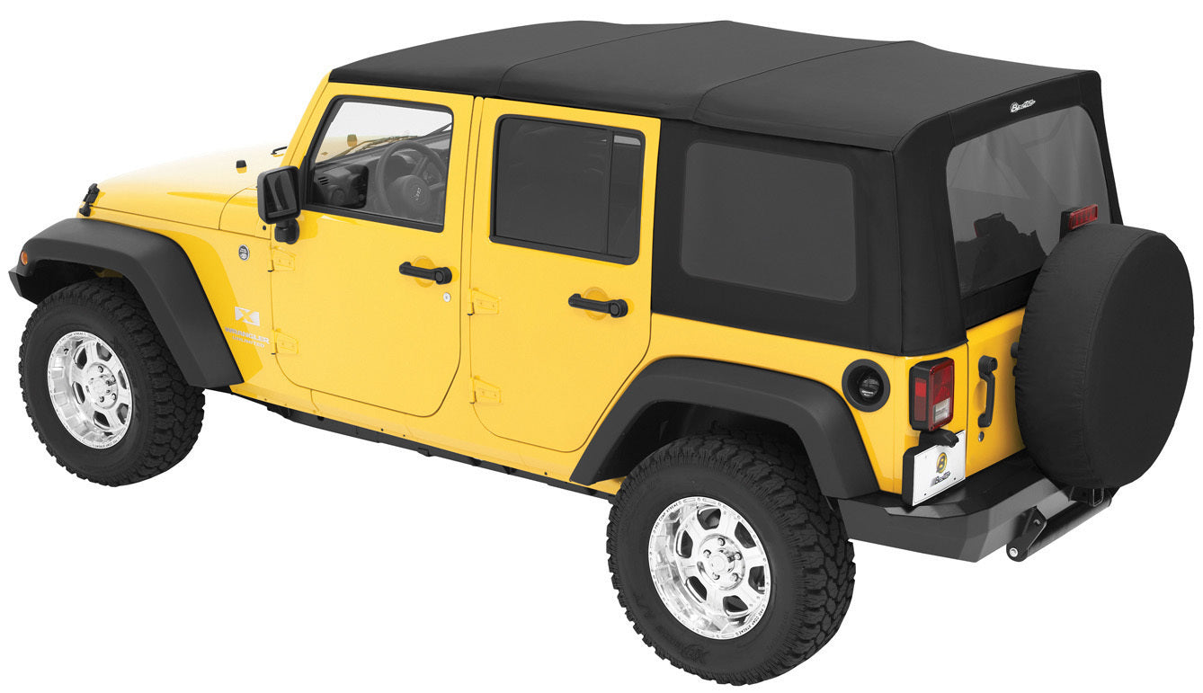 Bestop Replace-A-Top for OEM Hardware For Jeep 2007-2009 Wrangler JK 4 Door Tinted  No Door Skins Included Bestop