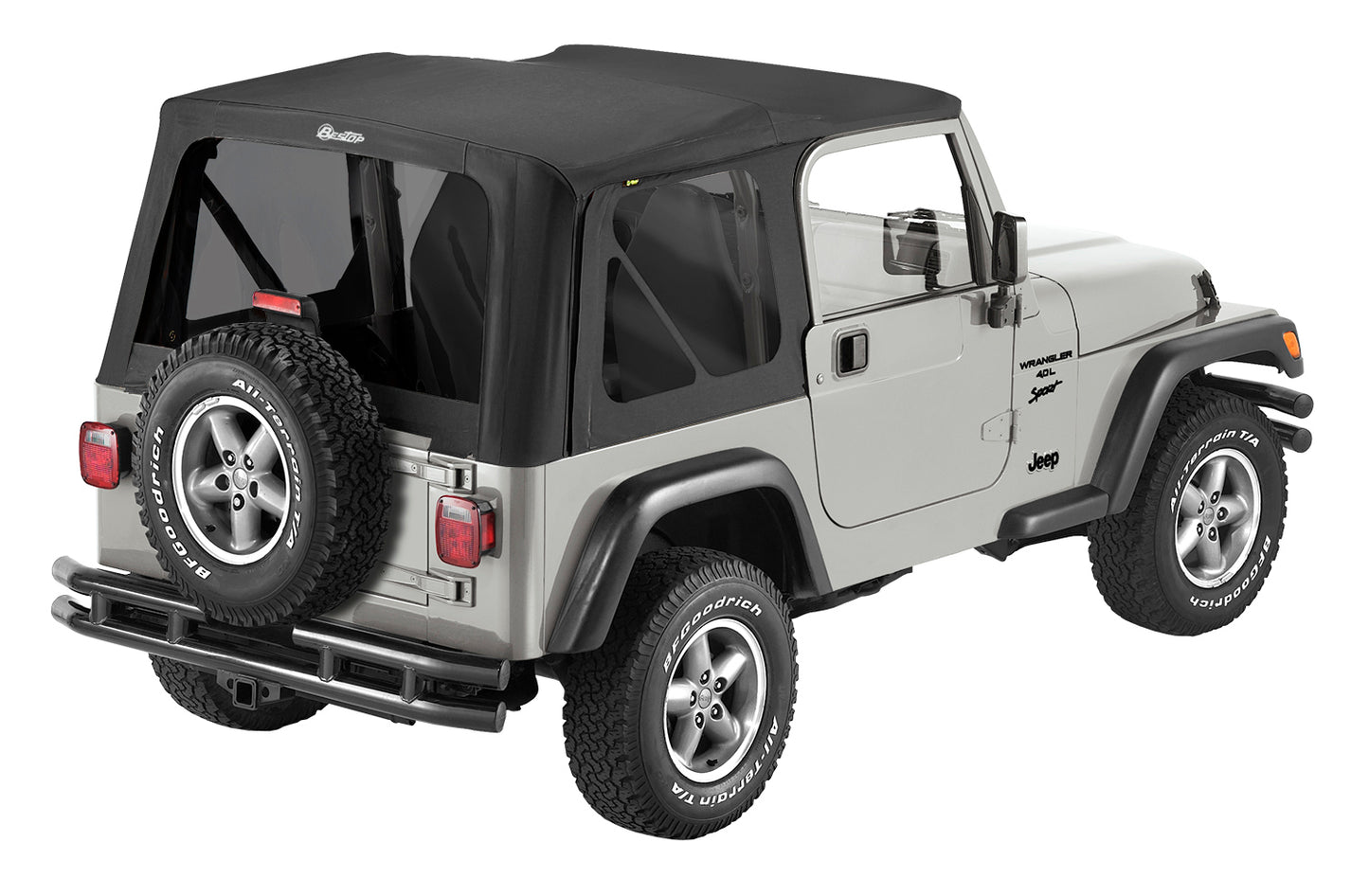 Replace-A-Top for OEM Hardware For Jeep 1997-2002 Wrangler TJ Tinted No Door Skins Included Bestop