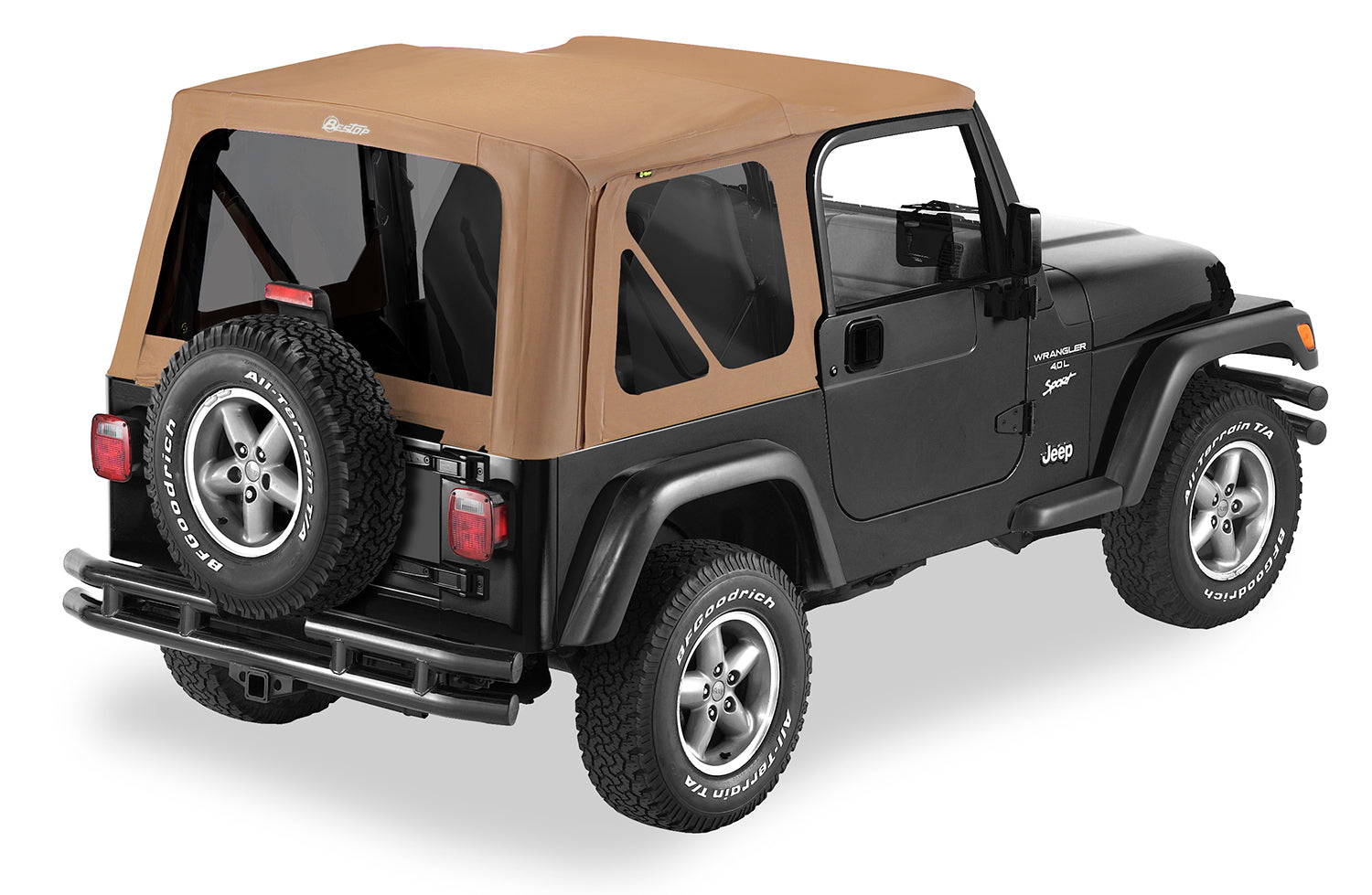 Replace-A-Top for OEM Hardware For Jeep 1997-2002 Wrangler TJ Tinted Spice Sailcloth No Door Skins Included Bestop