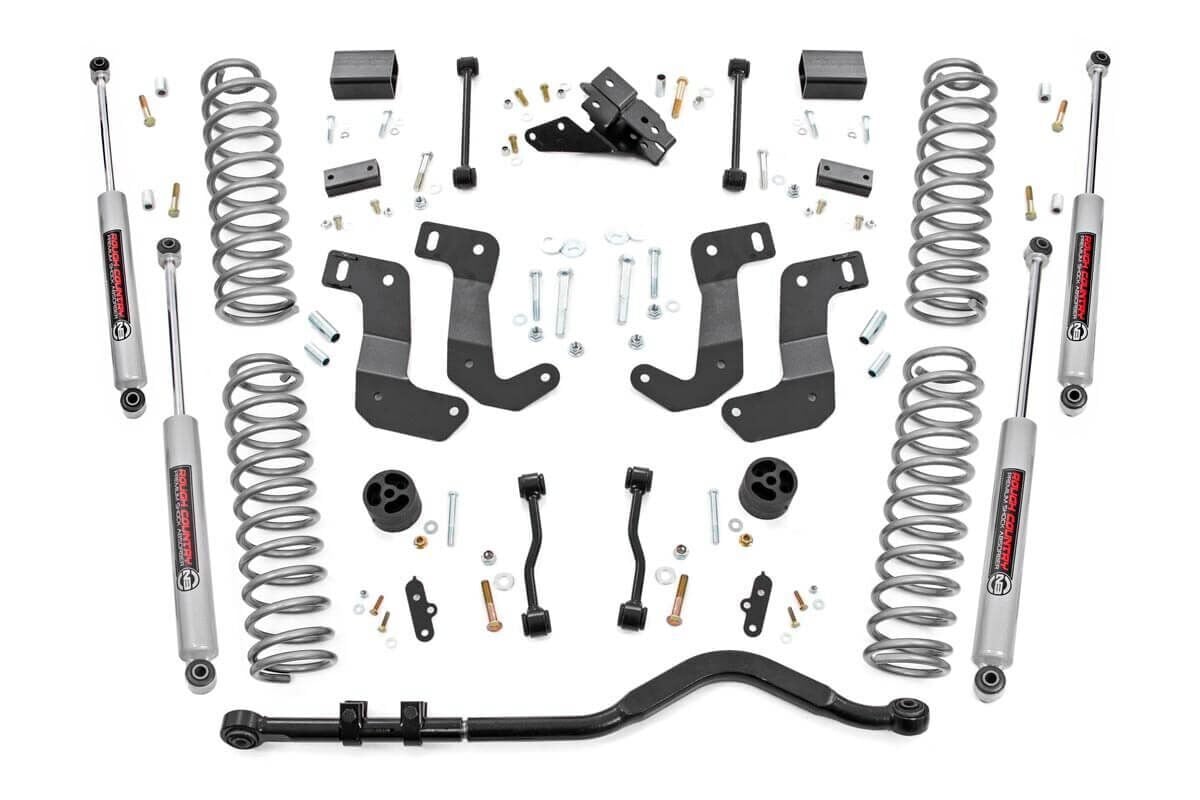 3.5 Inch Lift Kit C/A Drop 4-Door Jeep Wrangler JL 4WD (2021-2023) Rough Country