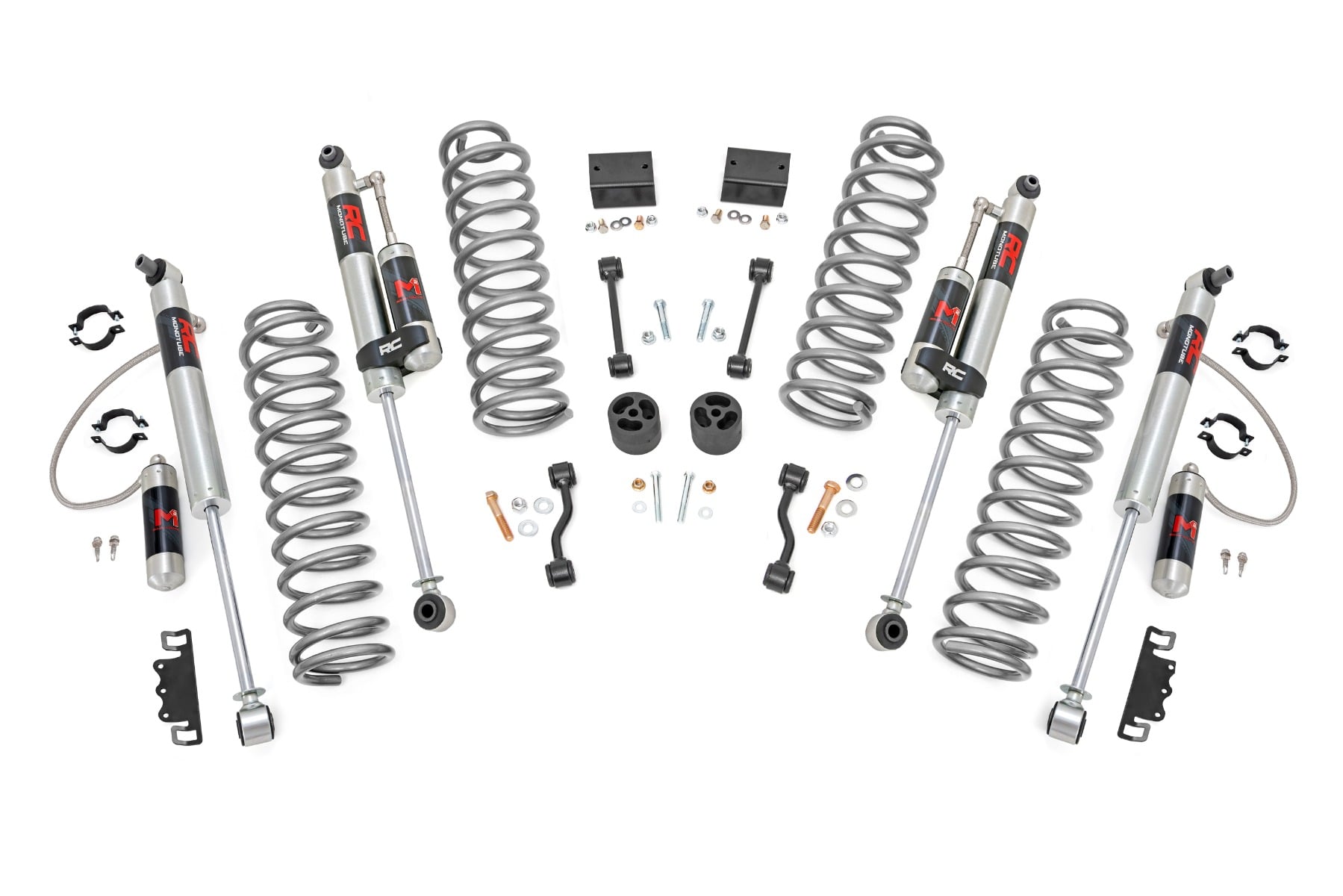 2.5 Inch Lift Kit Coils M1R Jeep Wrangler Unlimited Non-Rubicon 4WD (2024-2026) Rough Country