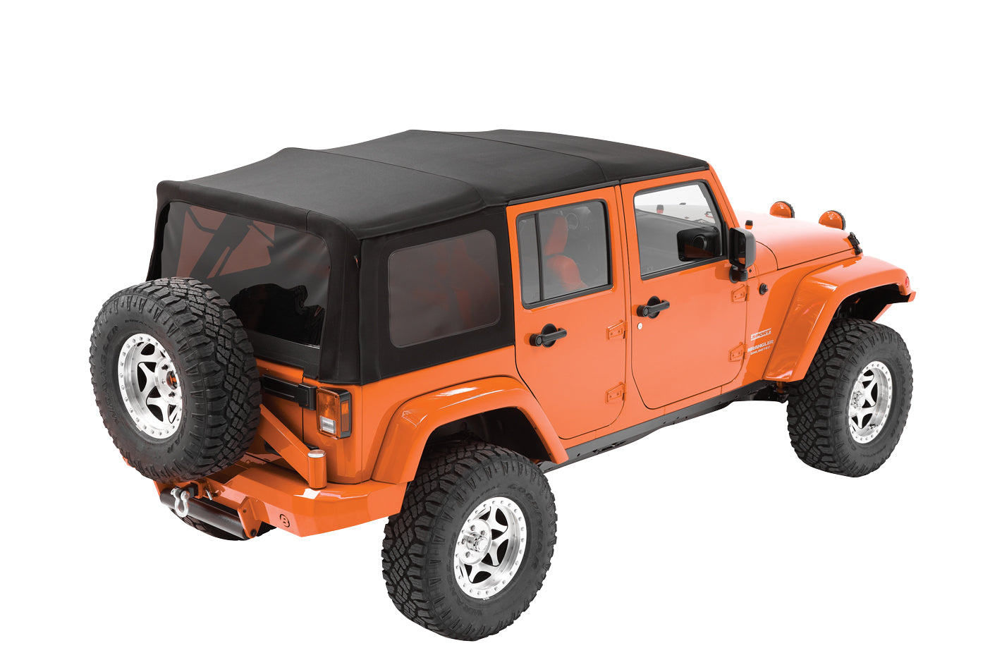 Replace-A-Top OE Exact (OEX) Fabric for OEM Hardware For Jeep 2010-2018 Wrangler JK 2 Door Tinted Bestop-1