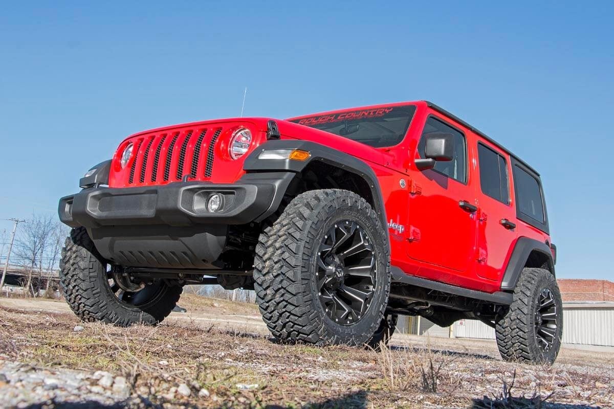 2.5 Inch Lift Kit Spacers N3 Jeep Wrangler JL (24-26)/Wrangler Unlimited (24-26) Rough Country-5