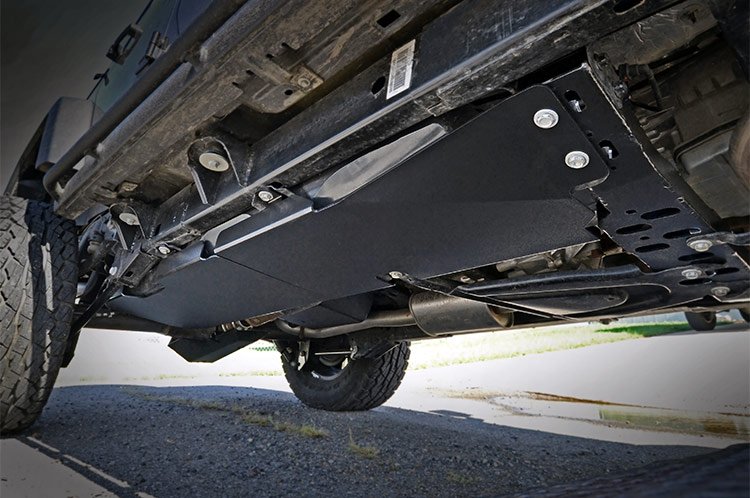 Jeep Gas Tank Skid Plate 07-18 Wrangler JK Rough Country-4
