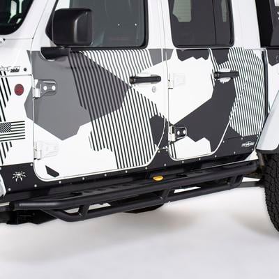 SRC Side Armor with Steps 2020-Up Jeep Gladiator Smittybilt-1