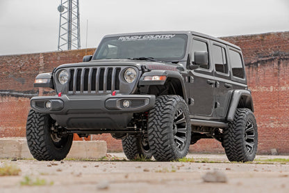 2.5 Inch Lift Kit Coils M1 Jeep Wrangler Unlimited Rubicon 4WD (2024-2026) Rough Country-3