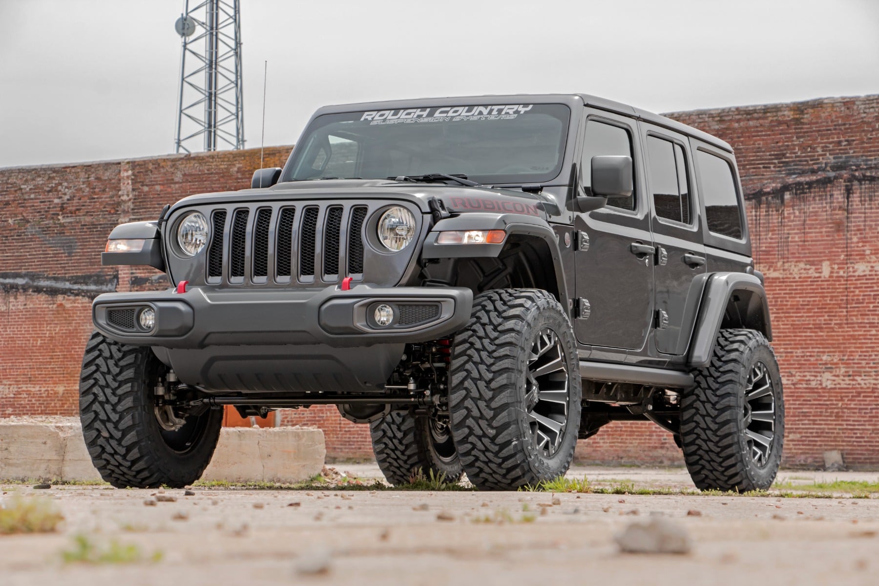 2.5 Inch Lift Kit Coils V2 Jeep Wrangler Unlimited Rubicon 4WD (2024-2026) Rough Country-3