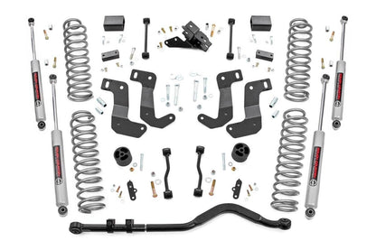 3.5 Inch Lift Kit C/A Drop 4-Door Jeep Wrangler JL 4WD (2024-2025) Rough Country