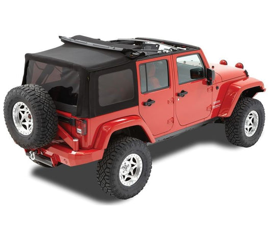 Replace-A-Top for OEM Hardware For Jeep 2007-2009 Wrangler JK 4 Door Tinted No Door Skins Included Bestop