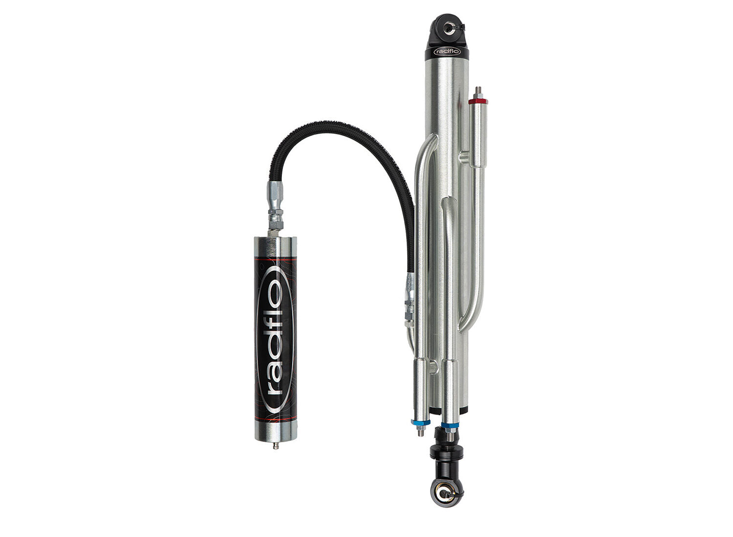 3.0 Inch External Bypass 4 Tube With Reservoir Radflo
