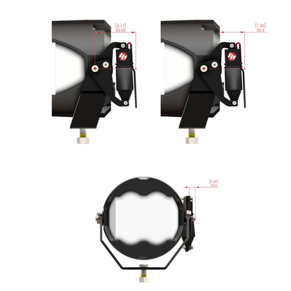 Reflex Light Actuator Kit LP4/LP6/LP9/XL-M Housing Baja Designs-2