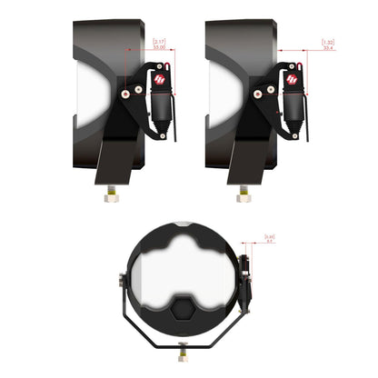 Reflex Light Actuator Kit LP4/LP6/LP9/XL-M Housing Baja Designs-3