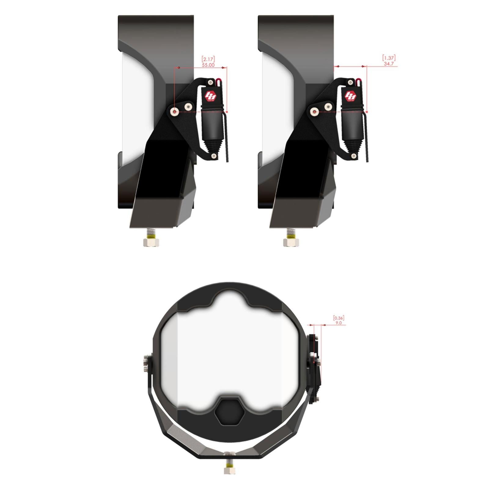 Reflex Light Actuator Kit LP4/LP6/LP9/XL-M Housing Baja Designs-4