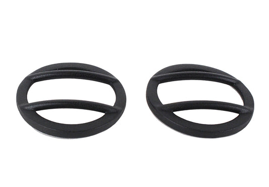 Jeep JK Side Marker Covers Plastic 07-18 Wrangler JK Textured Black Kentrol-1