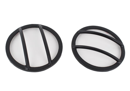 Jeep JK Front Marker Covers Pair 07-18 Wrangler JK Textured Black Kentrol-1