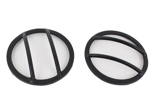 Jeep JK Front Marker Covers Pair 07-18 Wrangler JK Textured Black Kentrol-1