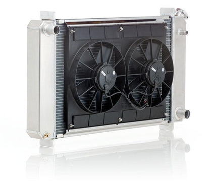 Radiator Module Direct-Fit Natural Finish for 73-87 Chevrolet C/K 1/2, 3/4, 1 Ton Pickups w/Std Trans Radiator Be Cool