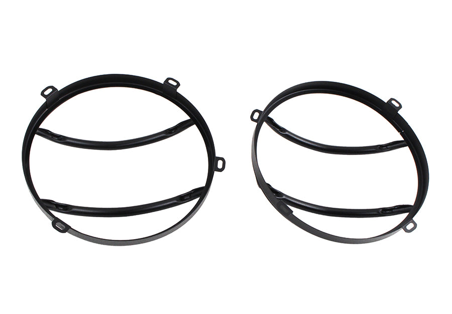 Kentrol Jeep JK Headlight and Marker Cover Set 6 Pieces 07-18 Wrangler JK Textured Black Kentrol